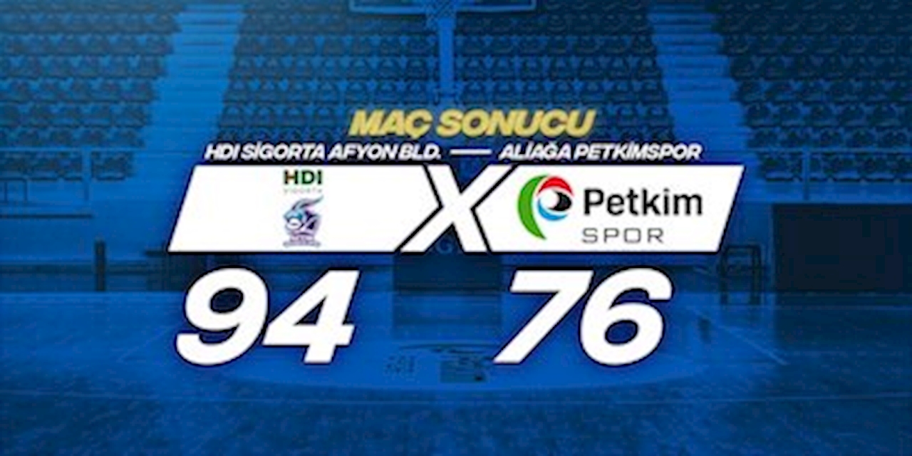 Afyon Belediye 94 – Aliağa Petkimspor 76